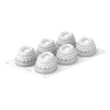 Molde de silicona Pleincoeur Oval 6 cavidades - Silikomart Professional