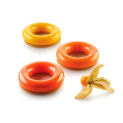 Molde de silicona Promise 65 con 6 cavidades y cortador - Silikomart Professional