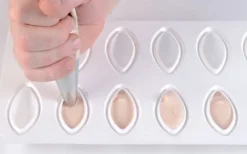 Molde de silicona Quenelle 12 cavidades - Silikomart Professional