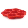 Molde de silicona rojo 7 donuts 7 cm - Ibili