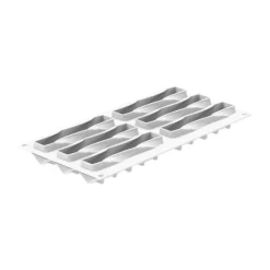 Molde de silicona Twist 6 cavidades con cortador - Silikomart Professional