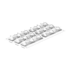 Molde de silicona Twist 6 cavidades con cortador - Silikomart Professional