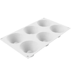Molde de silicona Vesubio con 6 cavidades - Silikomart Professional