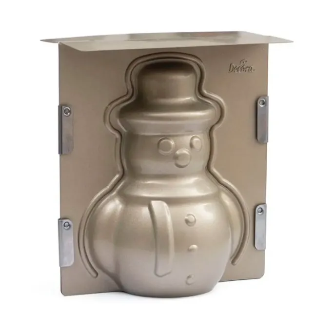 Molde 3D muñeco de nieve Navidad 20 cm - Decora
