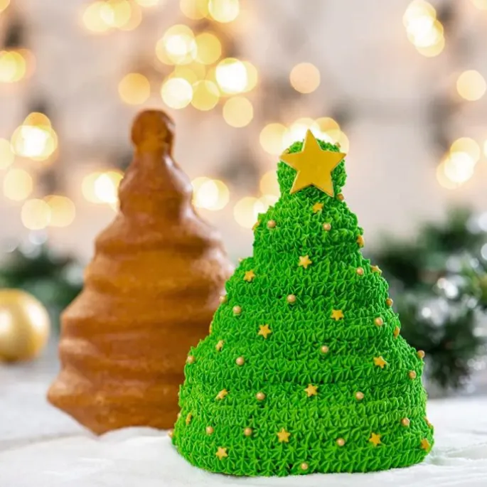 Molde 3D árbol de Navidad 20 cm - Decora