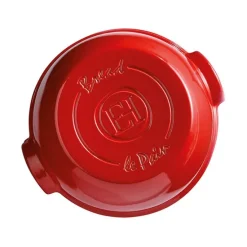 Molde horno para pan con base y tapa plana rojo 28 x 13 cm - Cerámica - Emile Henry
