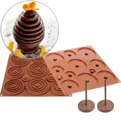 Molde huevo de Pascua en 3D - Silikomart