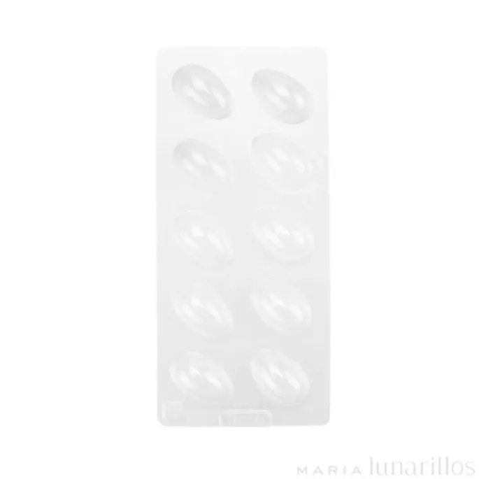 Molde huevos de Pascua Lisos 3D (10 cavidades)