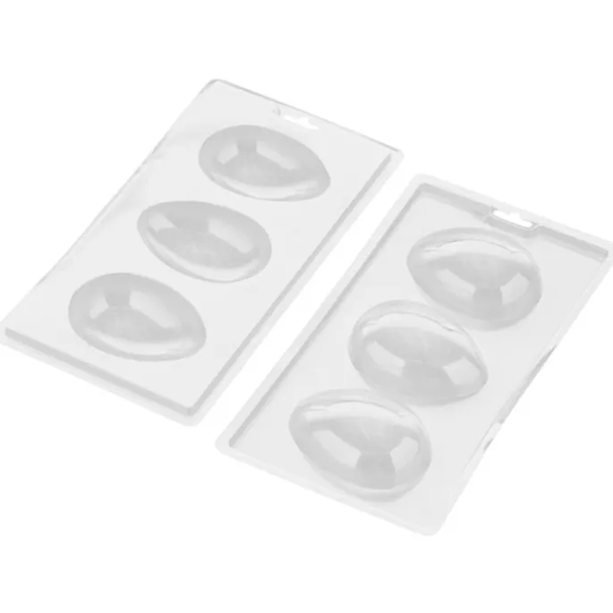 Molde 3 huevos para candy melts - Wilton