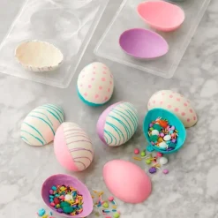 Molde 3 huevos para candy melts - Wilton