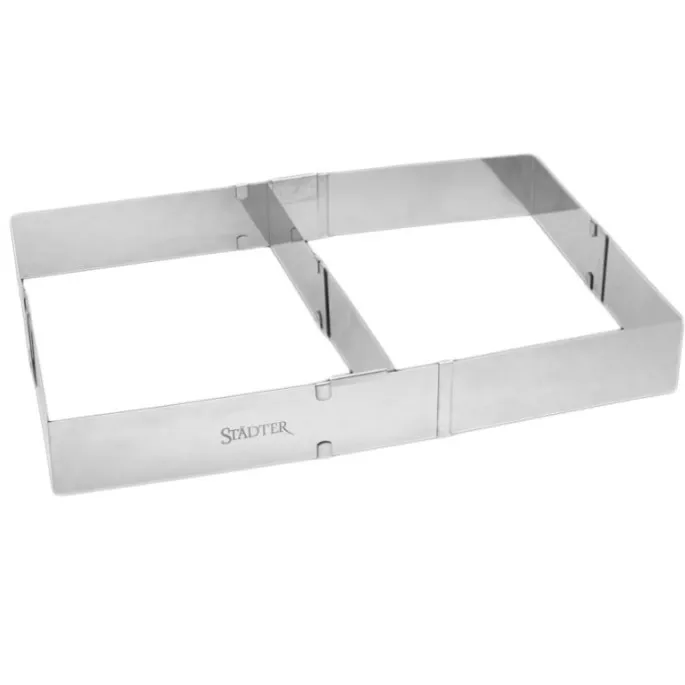 Molde marco extensible con divisor 18-33 x 27,5-53 cm - Städter