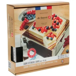Molde marco extensible cuadrado de 20 a 37 cm - De Buyer