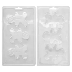 Molde 3 muñecos de jengibre de chocolate para candy melts - Wilton