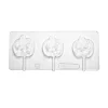 Molde para 3 bombones calabazas con palito