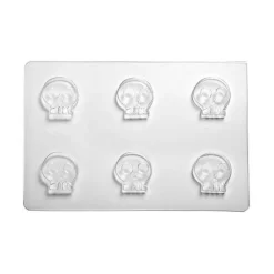 Molde para 6 bombones Calaveras