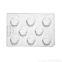 Molde para 8 bombones Cupcakes