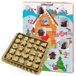 Molde para bombones y calendario Navidad - Silikomart
