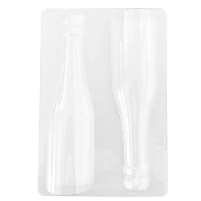 Molde para chocolate botella (2 cavidades)