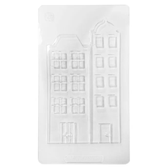 Molde para chocolate edificios 18 cm