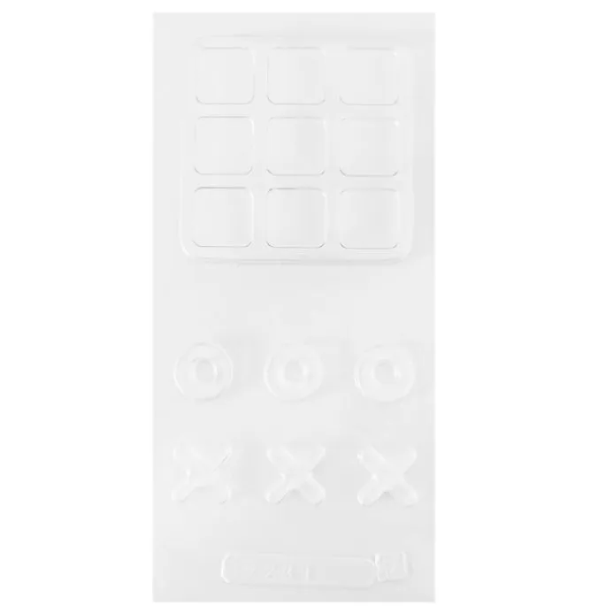 Molde para chocolate juego Tres en raya 9 cm