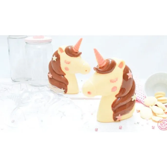 Molde para chocolate unicornio 3D - ScrapCooking