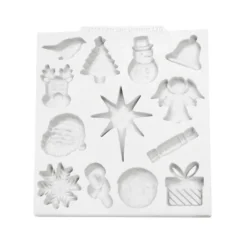 Molde para fondant adornos Navidad - Katy Sue Designs