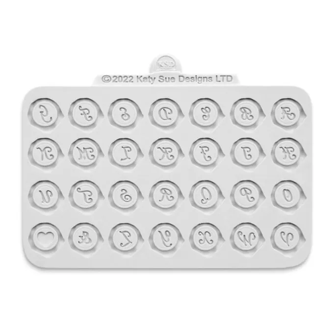 Molde para fondant Alfabeto mayúsculas sellos - Katy Sue Designs