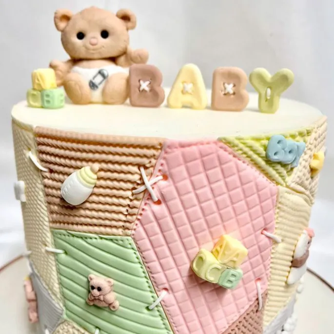 Molde para fondant Alfabeto mayúsculas botones - Katy Sue Designs