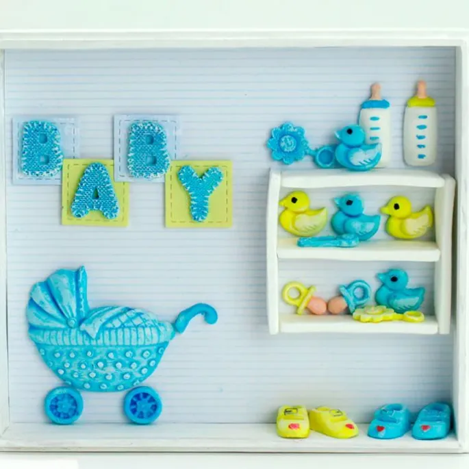 Molde para fondant bebé - Katy Sue Designs