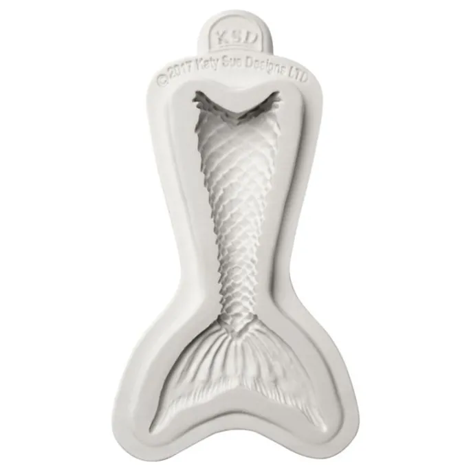 Molde para fondant cola de sirena - Katy Sue Designs