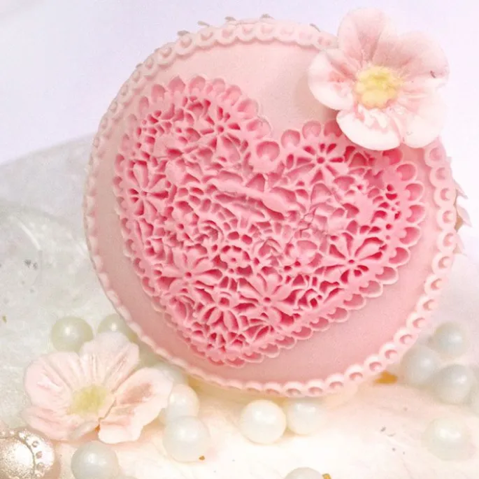 Molde para fondant Corazón - Katy Sue Designs
