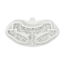 Molde para fondant guirnalda festiva Navidad - Katy Sue Designs