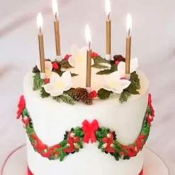 Molde para fondant guirnalda festiva Navidad - Katy Sue Designs