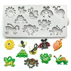 Molde para fondant insectos - Katy Sue Designs