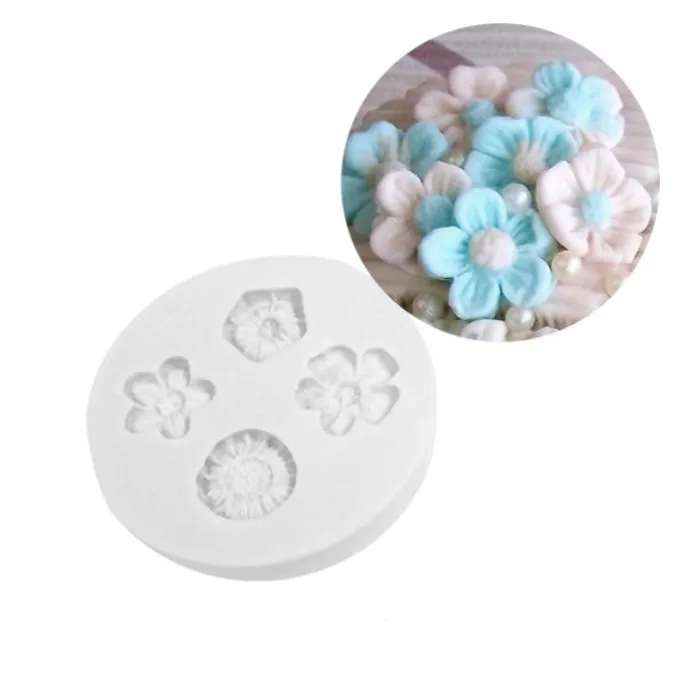 Molde para fondant Little flowers - Katy Sue Designs
