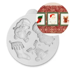 Molde para fondant miniaturas de navidad - Katy Sue Designs