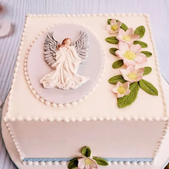 Molde para fondant Ángel de la guarda Navidad - Katy Sue Designs