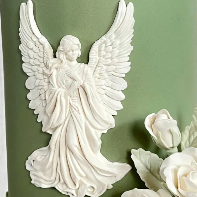 Molde para fondant Ángel de la guarda Navidad - Katy Sue Designs