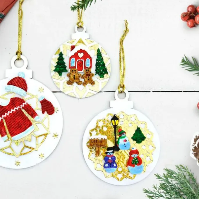 Molde para fondant nieve Navidad - Katy Sue Designs