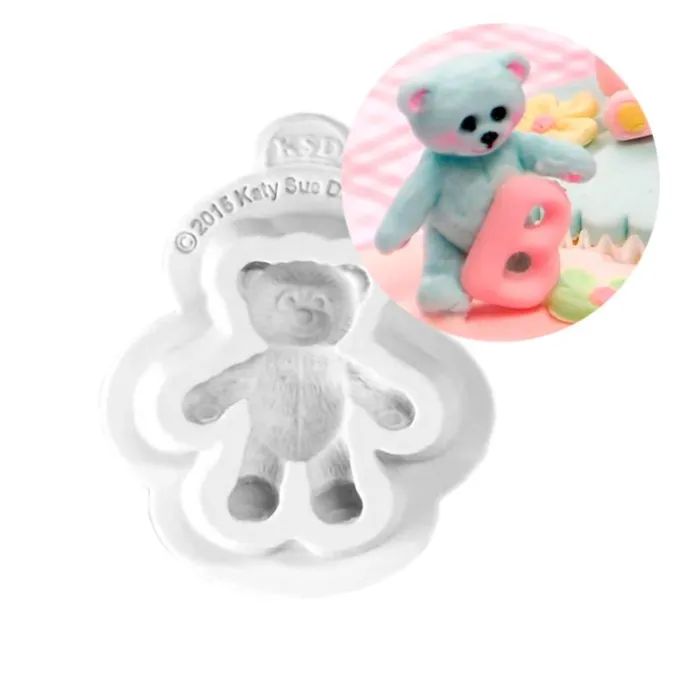 Molde para fondant osito de peluche - Katy Sue Designs