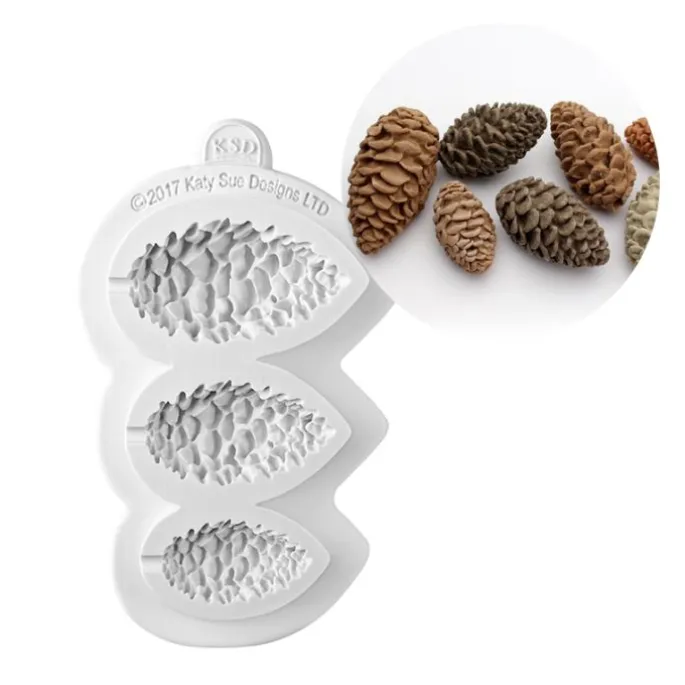 Molde para fondant piñas de pino - Katy Sue Designs