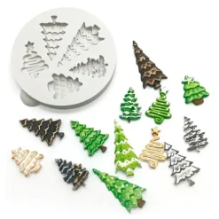 Molde para fondant árboles de navidad - Katy Sue Designs