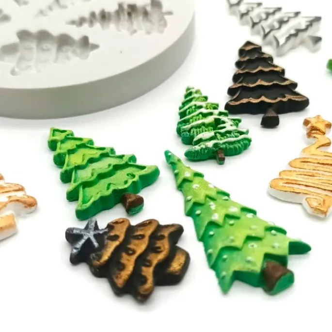 Molde para fondant árboles de navidad - Katy Sue Designs