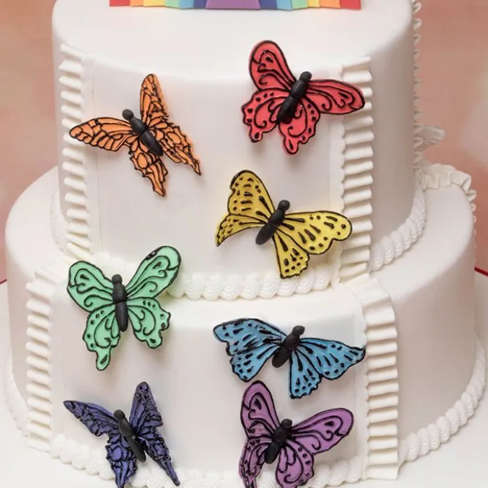 Molde para fondant Trio mariposas - Katy Sue Designs