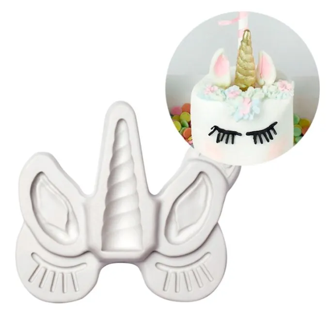 Molde para fondant Unicornio - Katy Sue Designs