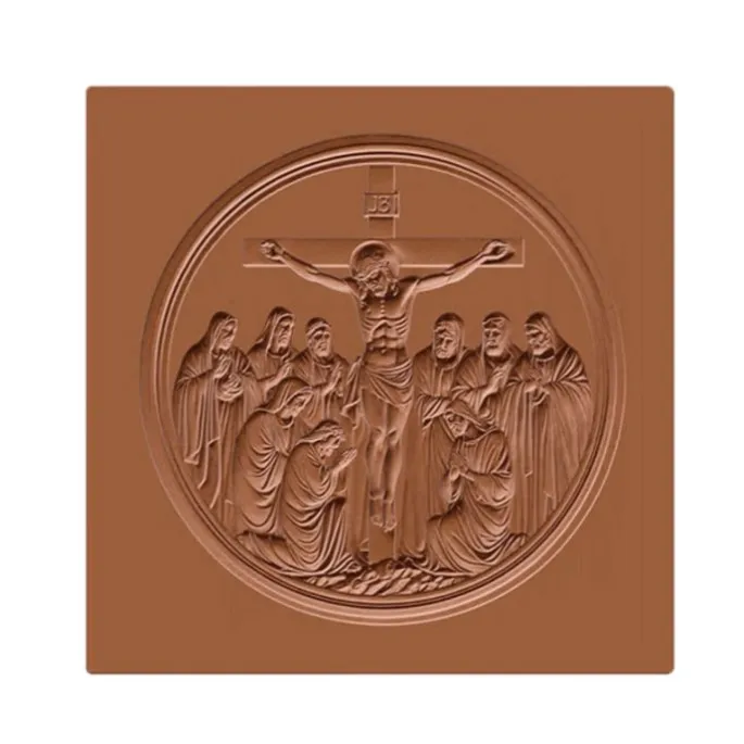 Molde para galletas Springerle Cristo Crucificado - Emma's Springerle
