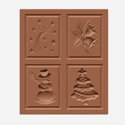 Molde para galletas Springerle Figuras de Navidad - Emma's Springerle