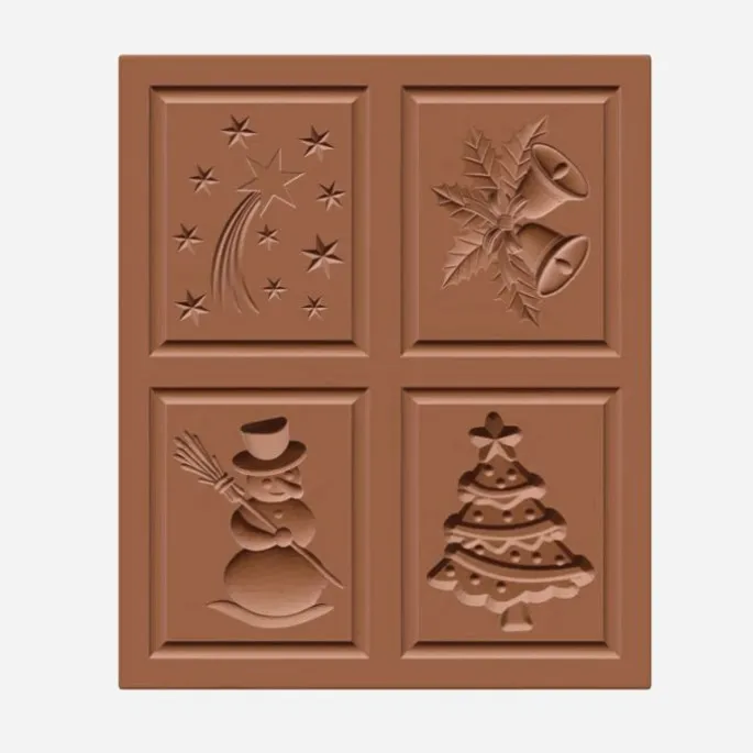 Molde para galletas Springerle Figuras de Navidad - Emma's Springerle