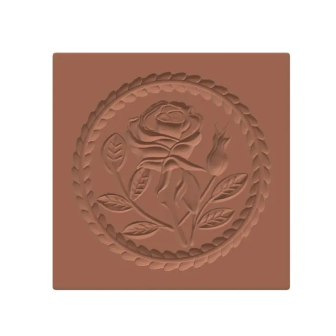 Molde para galletas Springerle Rosa - Emma's Springerle