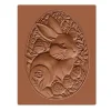 Molde para galletas Springerle Conejo de Pascua - Emma's Springerle